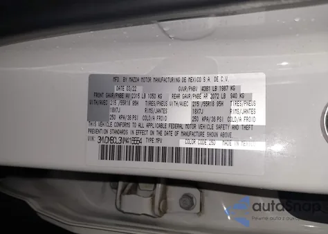 2022 Mazda Cx-30 Preferred from USA, damaged, VIN 3MVDMBCL3NM416554